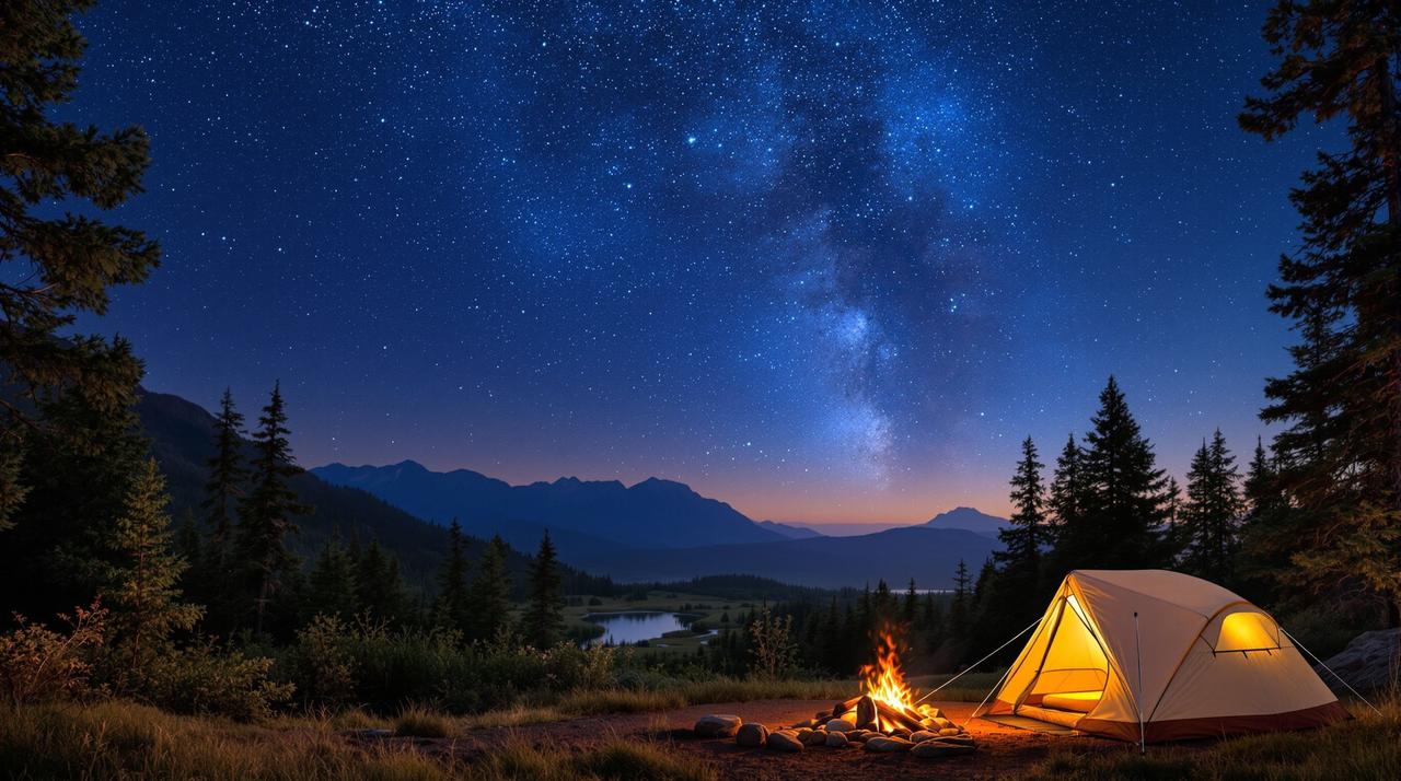 星空露营·夏夜诗篇
